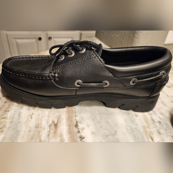 Kickers Black Smooth Leather Mens Shoes 45 EUR/11.5 US main image 7
